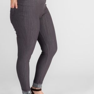 Knit Jeggings Gray (Moto Jeggings